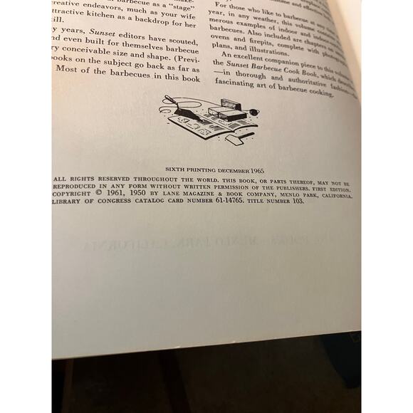 VINTAGE Sunset Ideas for Building Barbecues 1965 OUTDOOR DESIGN Book HOW TO - Picture 6 of 8